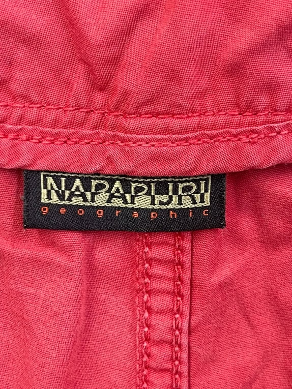 NAPAPIJRI BERMUDA SHORTS LOGO RED UNISEX M