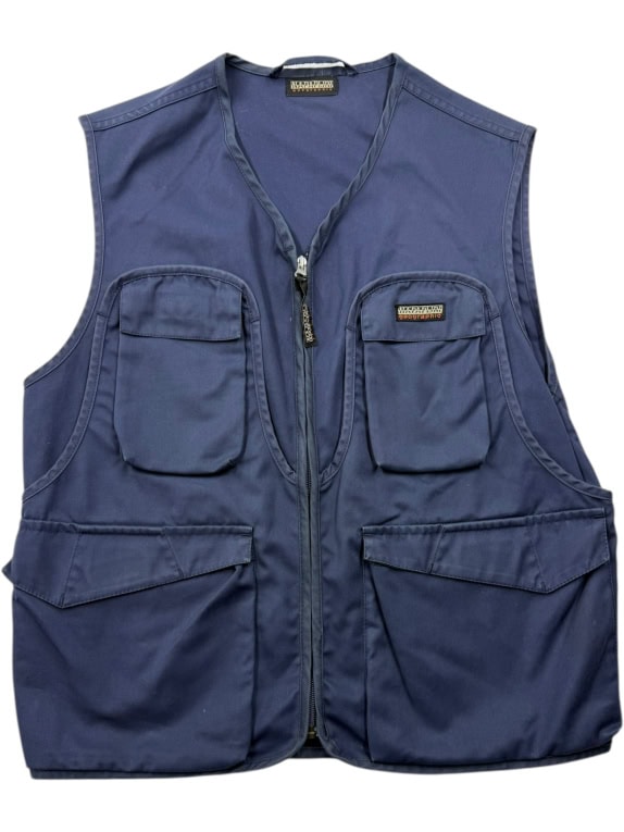 NAPAPIJRI GEOGRAPHIC GILET UOMO BLU S