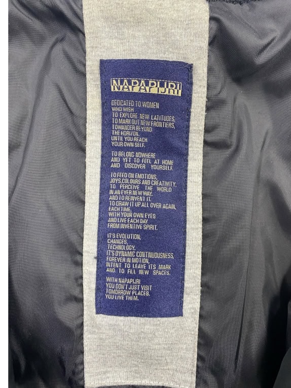 NAPAPIJRI Μπουφάν Puffer Vintage Λογότυπο Μαύρο Γυναικείο M/L