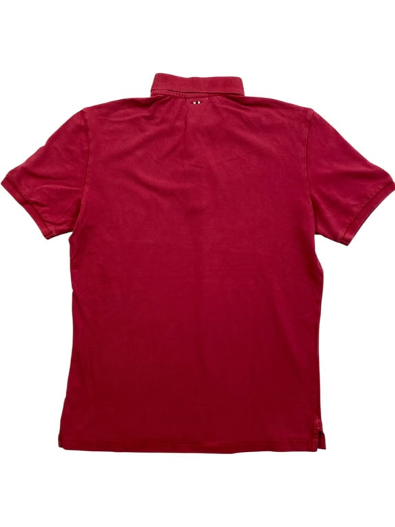NAPAPIJRI POLO MAGLIA VINTAGE CON LOGO ROSSA DA UOMO M
