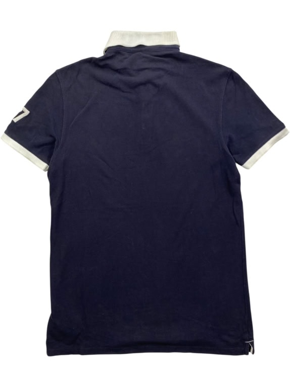 NAPAPIJRI POLO VINTAGE EXPEDITION LOGO BLU NAVY UOMO S