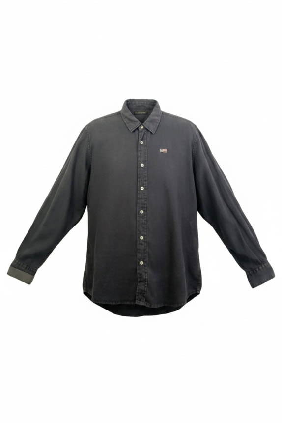 NAPAPIJRI SHIRT LOGO BLACK UNISEX L