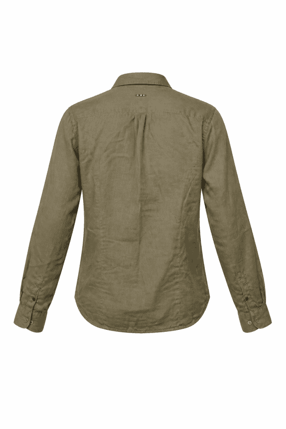 NAPAPIJRI SHIRT MINIMAL KHAKI MEN PRE OWNED M/L