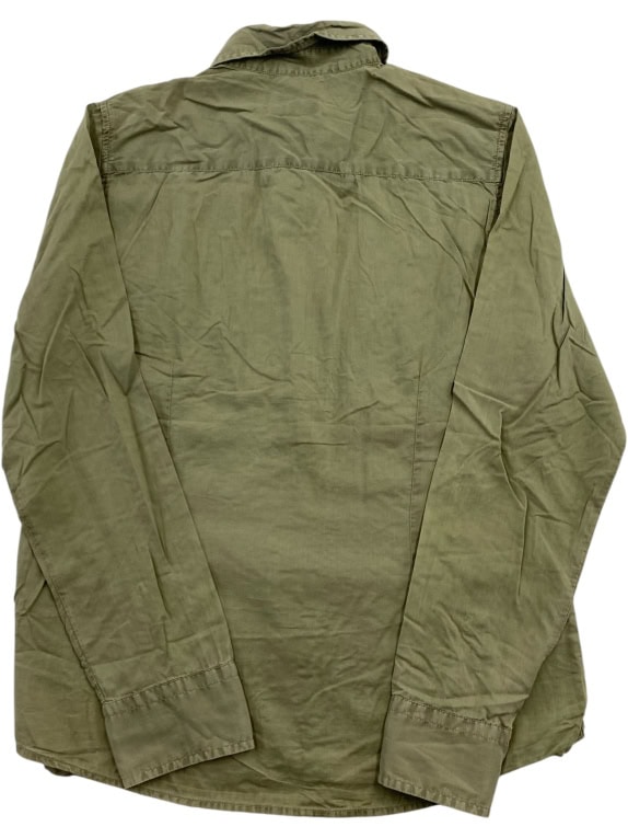 NAPAPIJRI VINTAGE SHIRT WITH LOGO KHAKI WOMEN M