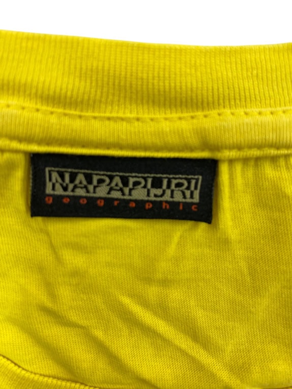 NAPAPIJRI T-SHIRT EXPEDITION EXPERIENCE LOGO GIALLO UOMO M
