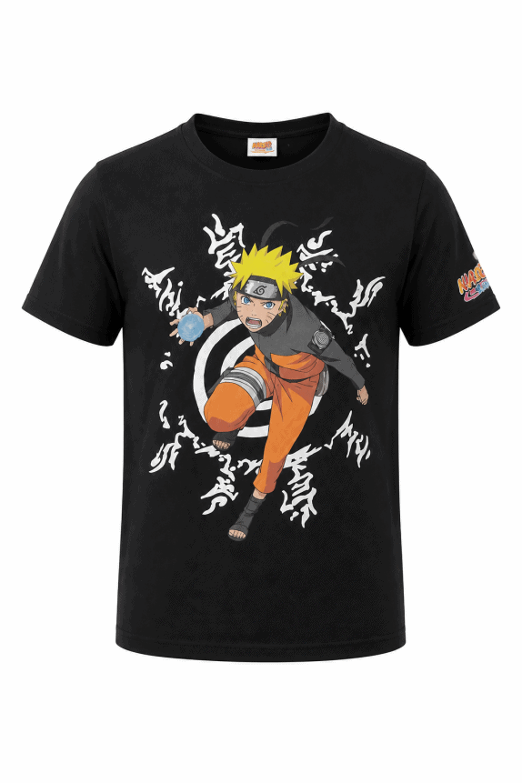 NARUTO GRAPHIC TEE ΜΑΥΡΟ ΑΝΤΡΙΚΟ PRE OWNED M