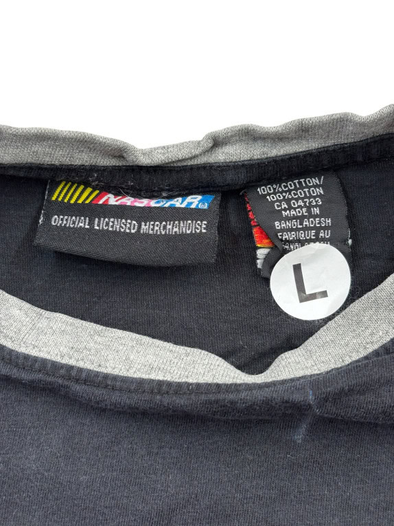 NASCAR ΜΠΛΟΥΖΑ RACING FADED BLACK ΑΝΤΡΙΚΟ PRE OWNED L