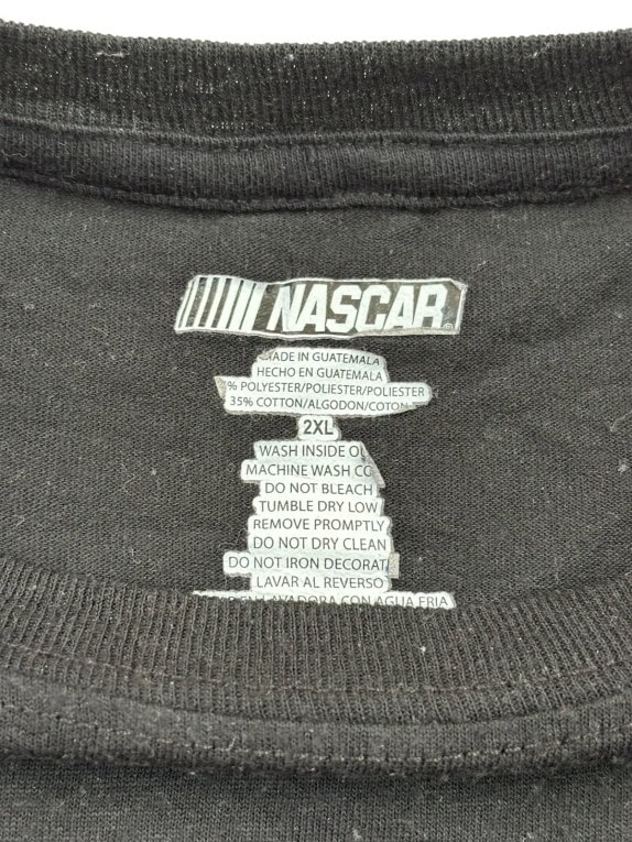 NASCAR ΜΠΛΟΥΖΑ RACING GRAPHIC ΞΕΘΩΡΙΑΣΜΕΝΟ ΜΑΥΡΟ ΑΝΤΡΙΚΟ PRE OWNED XXL
