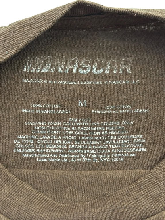 NASCAR T SHIRT RACING GRAPHIC ΚΑΦΕ ΑΝΤΡΙΚΟ PRE OWNED M