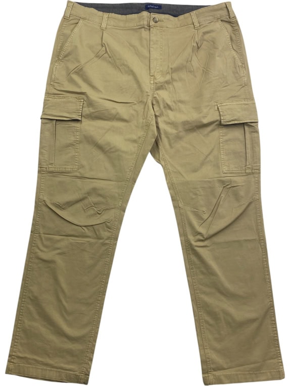NAUTICA Pantaloni cargo casual beige da uomo 4XL