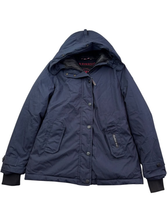 NAVAHOO ΜΠΟΥΦΑΝ ΜΕ ΚΟΥΚΟΥΛΑ MINIMAL NAVY ΓΥΝΑΙΚΕΙΟ PRE OWNED L