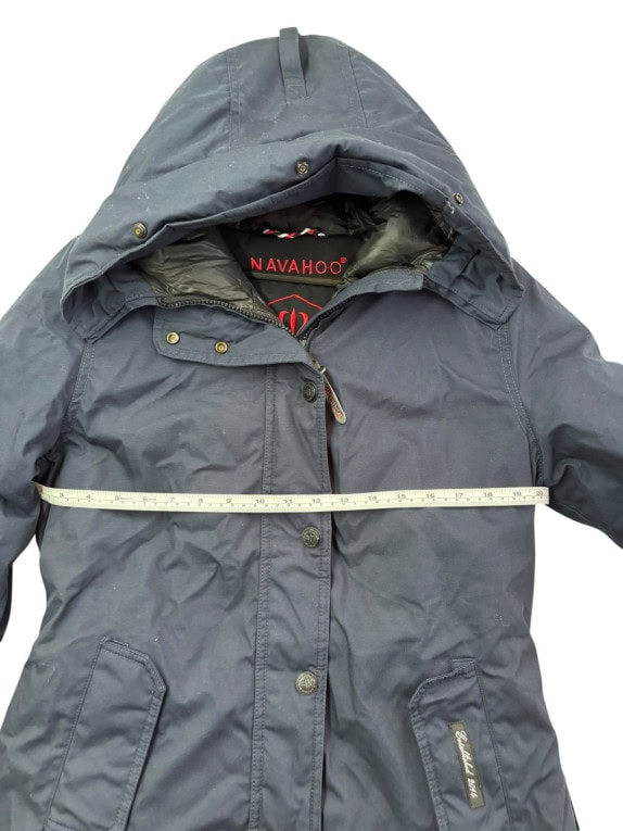 NAVAHOO ΜΠΟΥΦΑΝ ΜΕ ΚΟΥΚΟΥΛΑ MINIMAL NAVY ΓΥΝΑΙΚΕΙΟ PRE OWNED L