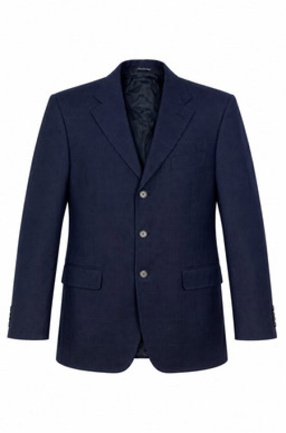 90S VINTAGE NAVY BLAZER ΚΑΡΟ ΑΝΤΡΙΚΟ PRE OWNED L