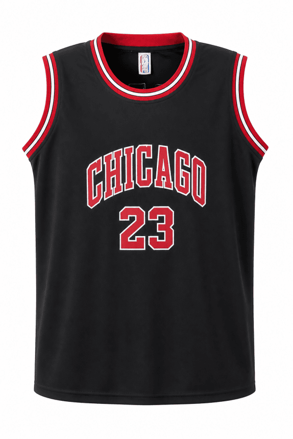 NBA CHICAGO BULLS GRAPHIC TEE NERO UOMO PRE OWNED L