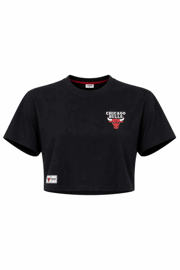NBA CROP TEE STREETWEAR ΜΑΥΡΟ ΓΥΝΑΙΚΕΙΟ PRE OWNED M