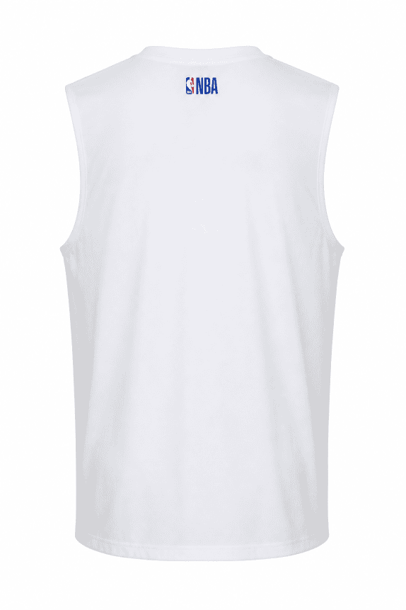 NBA GRAPHIC TEE SPORTSWEAR WHITE UNISEX PRE OWNED L