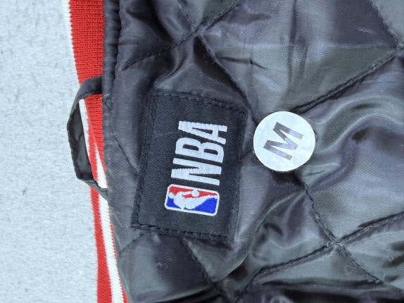 NBA JACKET VARSITY RED WHITE ΑΝΤΡΙΚΟ PRE OWNED