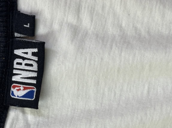 NBA ΜΠΛΟΥΖΑ ΑΜΑΝΙΚΗ BASKETBALL ΛΕΥΚΟ ΑΝΤΡΙΚΟ PRE OWNED L