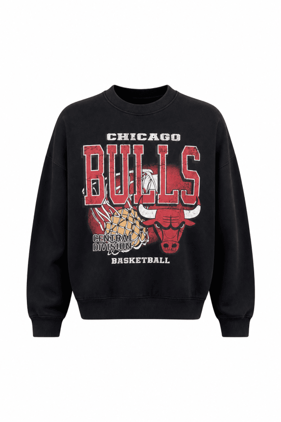 NBA SWEATSHIRT GRAPHIC BLACK ΑΝΤΡΙΚΟ PRE OWNED S