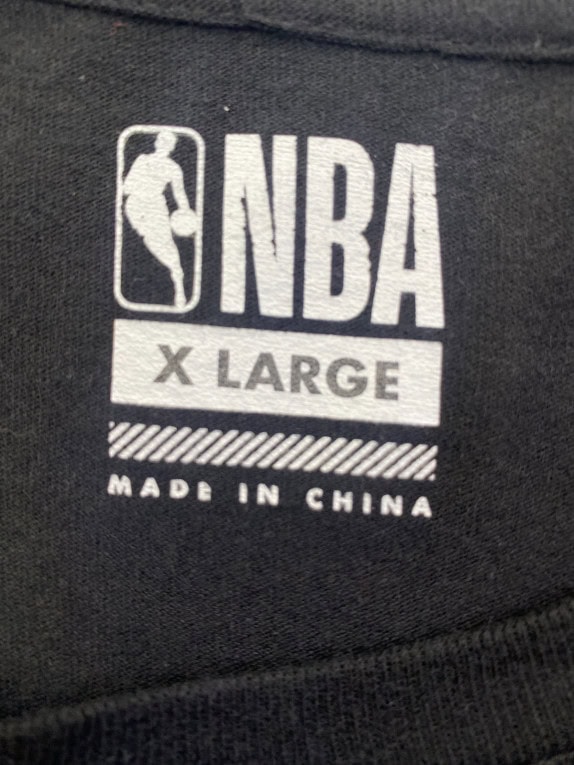 NBA T SHIRT GRAPHIC BLACK ΑΝΤΡΙΚΟ PRE OWNED XL