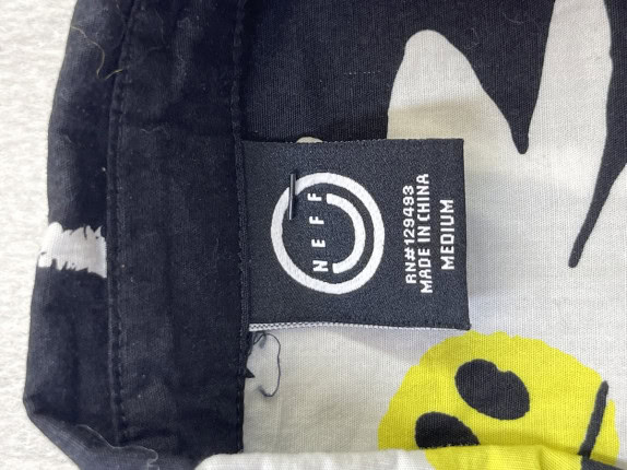 NEFF ΠΟΥΚΑΜΙΣΟ GRAPHIC ΜΑΥΡΟ ΑΝΤΡΙΚΟ PRE OWNED M