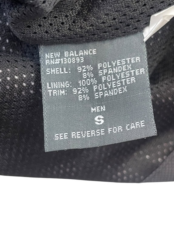 NEW BALANCE ΑΝΤΙΑΝΕΜΙΚΟ ΜΠΟΥΦΑΝ SPORTSWEAR ΜΑΥΡΟ ΑΝΤΡΙΚΟ PRE OWNED S