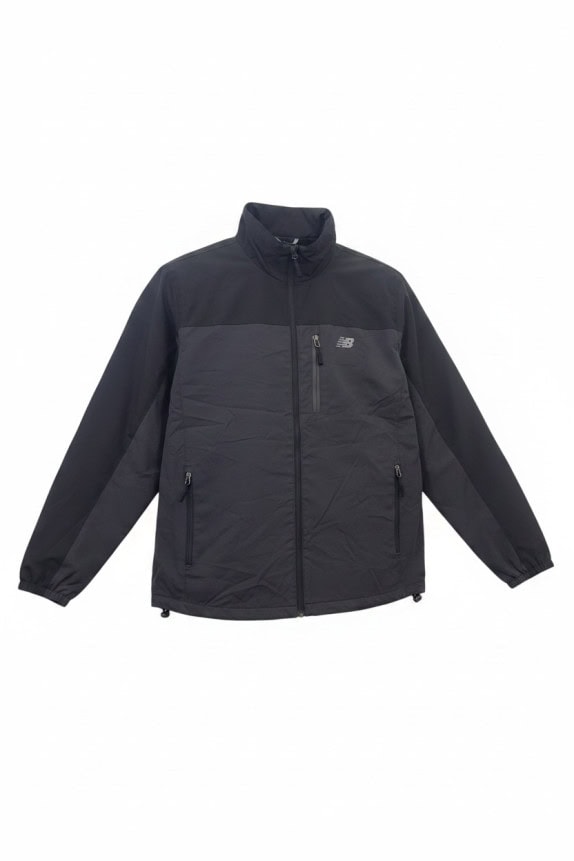 NEW BALANCE ΑΝΤΙΑΝΕΜΙΚΟ ΜΠΟΥΦΑΝ SPORTSWEAR ΜΑΥΡΟ ΑΝΤΡΙΚΟ PRE OWNED S