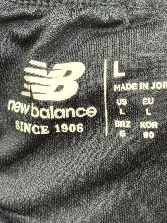 NEW BALANCE SHORTS SPORTSWEAR NAVY MEN PRE OWNED L