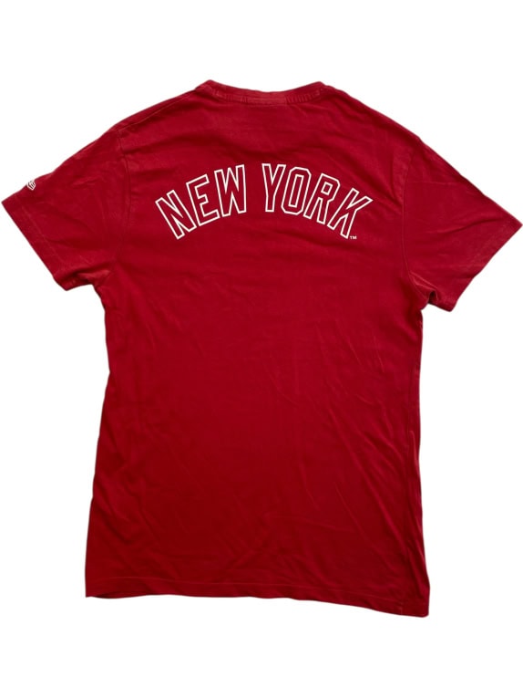 New Era MLB New York Yankees Κοντομάνικο T-Shirt Logo Κόκκινο Ανδρικό XS