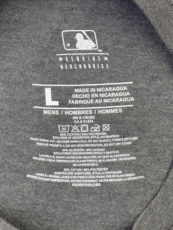 NEW YORK YANKEES ΓΚΡΙ GRAPHIC TEE ΑΝΤΡΙΚΟ PRE OWNED L
