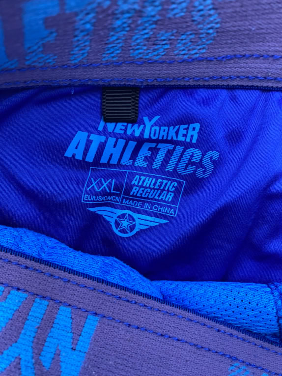 New Yorker Athletic Ανδρικό Σορτσάκι Μπλε XXL