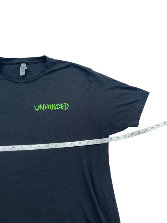 NEXT LEVEL APPAREL GRAPHIC T SHIRT BLACK MEN PRE OWNED L