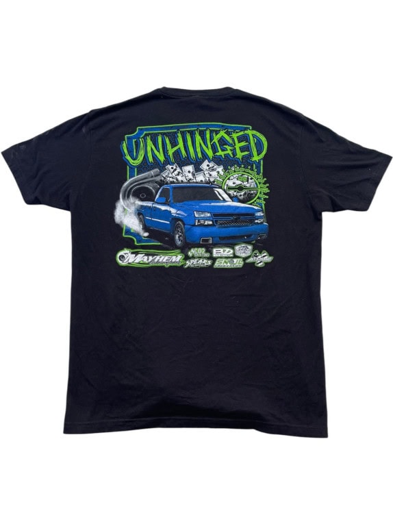 NEXT LEVEL APPAREL GRAPHIC T SHIRT BLACK MEN PRE OWNED L