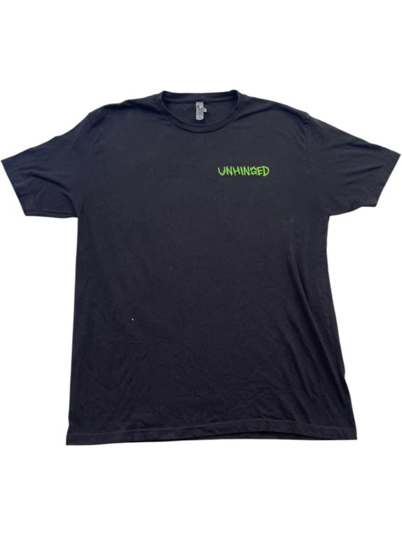 NEXT LEVEL APPAREL GRAPHIC T SHIRT BLACK MEN PRE OWNED L