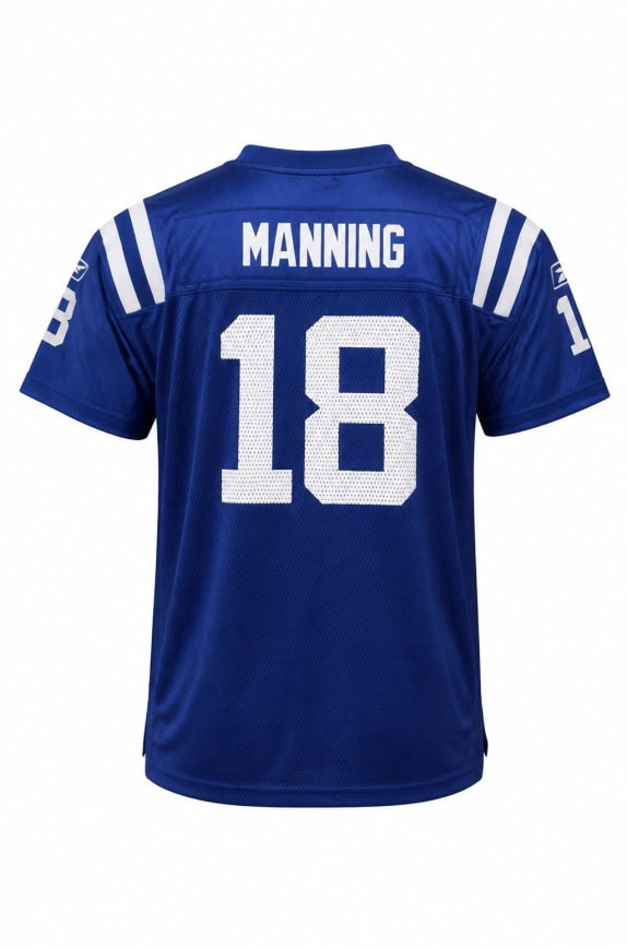 NFL FOOTBALL JERSEY ATHLETIC BLUE MEN PRE OWNED M