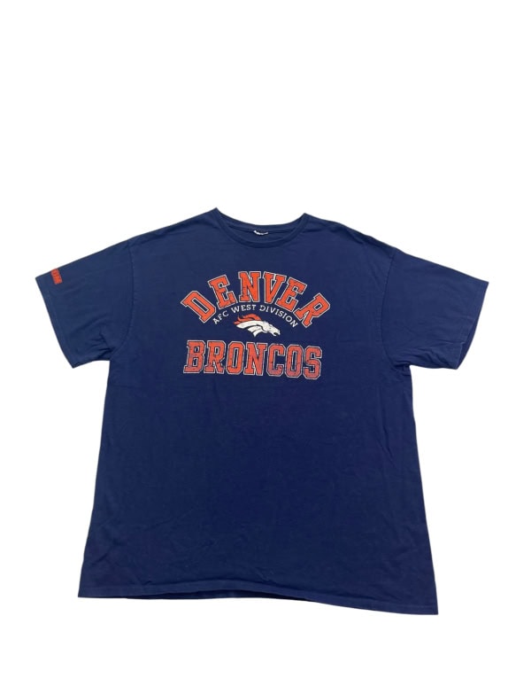 NFL GRAPHIC TEE NAVY UNISEX PRE OWNED