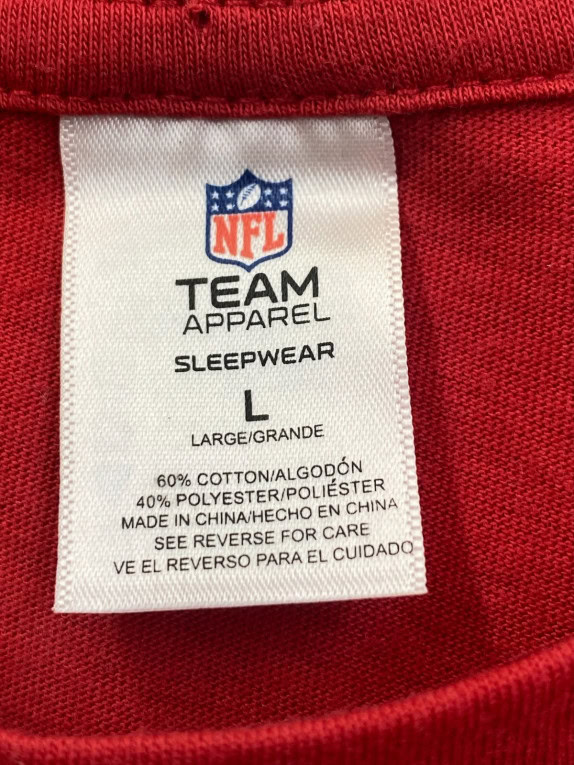 NFL GRAPHIC TEE SPORTSWEAR RED ΑΝΤΡΙΚΟ PRE OWNED L