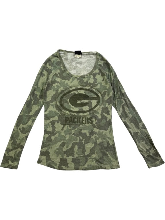 NFL Green Bay Packers Camo Μακρυμάνικο Γυναικείο Top M