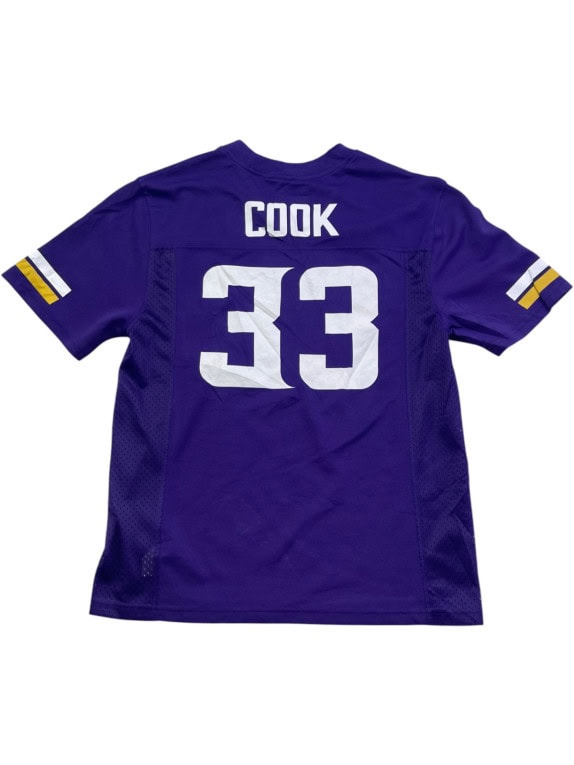 NFL JERSEY SPORTSWEAR PURPLE MEN PRE OWNED XS
