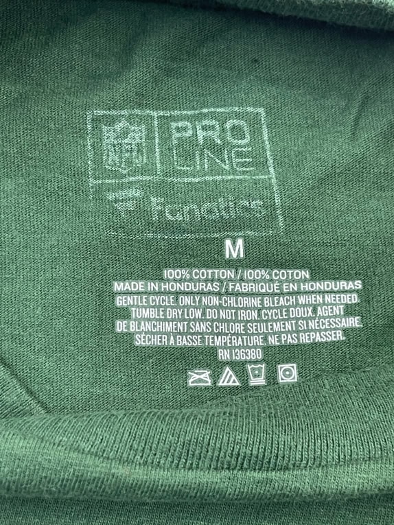 NFL Pro Line Green Bay Packers T-Shirt Big Logo Green Unisex M