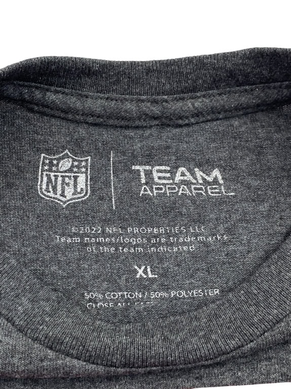 NFL Τ SHIRT ARIZONA CARDINALS ΛΟΓΟΤΥΠΟ CHARCOAL UNISEX XL preowned
