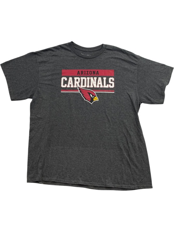 NFL Τ SHIRT ARIZONA CARDINALS ΛΟΓΟΤΥΠΟ CHARCOAL UNISEX XL preowned