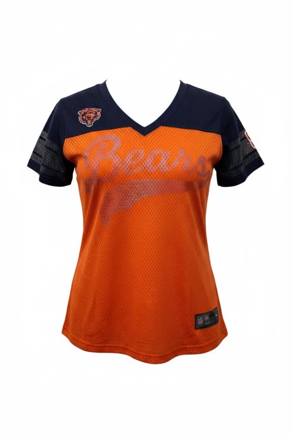 NFL TEAM APPAREL CHICAGO BEARS FOOTBALL JERSEY SPORTSWEAR ΠΟΡΤΟΚΑΛΙ ΓΥΝΑΙΚΕΙΟ PRE OWNED L