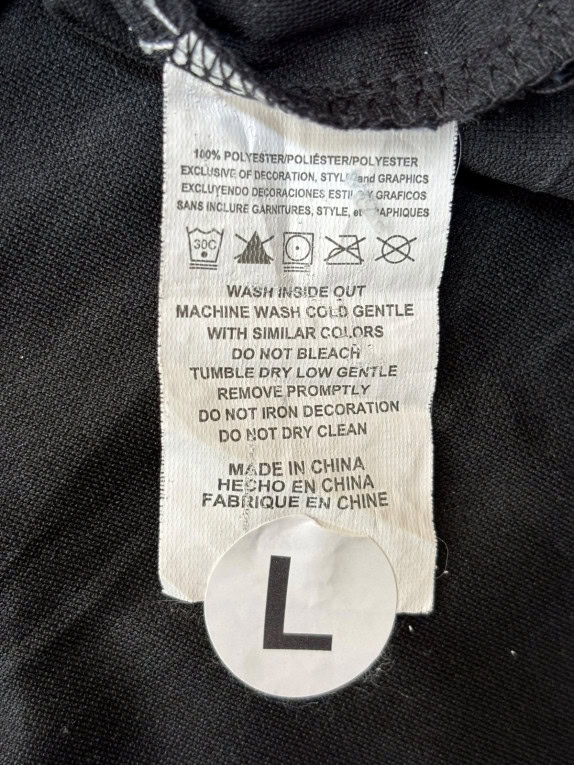 NFL TEAM APPAREL FOOTBALL JERSEY ATHLETIC ΜΑΥΡΟ ΓΥΝΑΙΚΕΙΟ PRE OWNED L