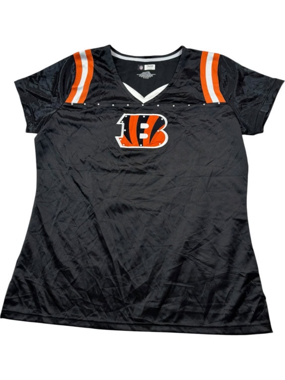 NFL TEAM APPAREL FOOTBALL JERSEY ATHLETIC ΜΑΥΡΟ ΓΥΝΑΙΚΕΙΟ PRE OWNED L