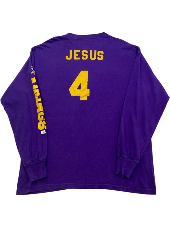 NFL TEAM APPAREL SWEATSHIRT SPORTSWEAR PURPLE MEN PRE OWNED L