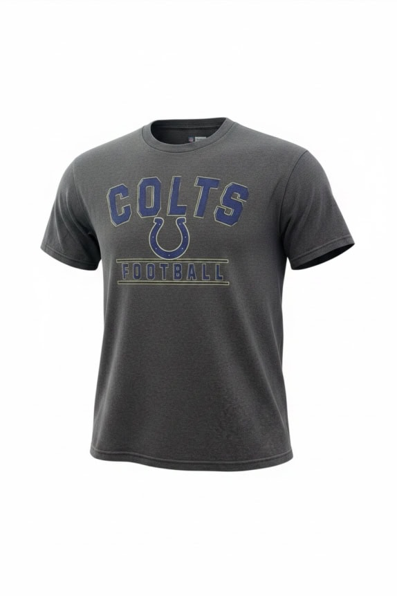 NFL TEAM APPAREL T SHIRT GRAPHIC CHARCOAL UOMO PRE OWNED L