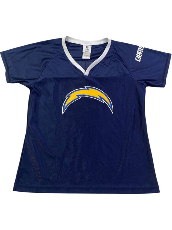 NFL TEAM APPAREL GRAPHIC TEE SPORTSWEAR NAVY WOMENS PRE OWNED L