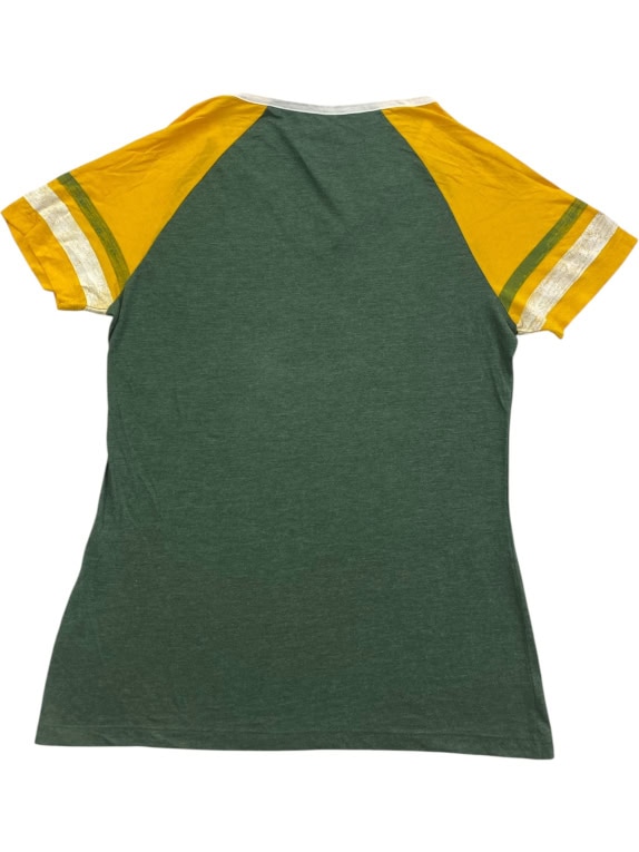 NFL TEAM APPAREL GREEN BAY PACKERS T-SHIRT BIG LOGO ΠΡΑΣΙΝΟ/ΚΙΤΡΙΝΟ ΓΥΝΑΙΚΕΙΟ L