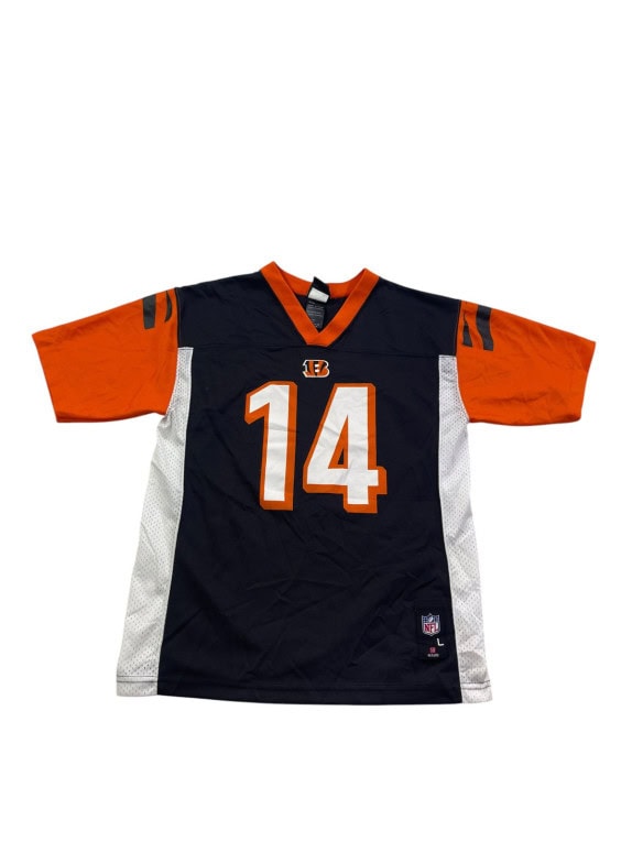 NFL TEAM APPAREL JERSEY SPORTSWEAR ΜΑΥΡΟ ΠΟΡΤΟΚΑΛΙ ΑΝΤΡΙΚΟ PRE OWNED M